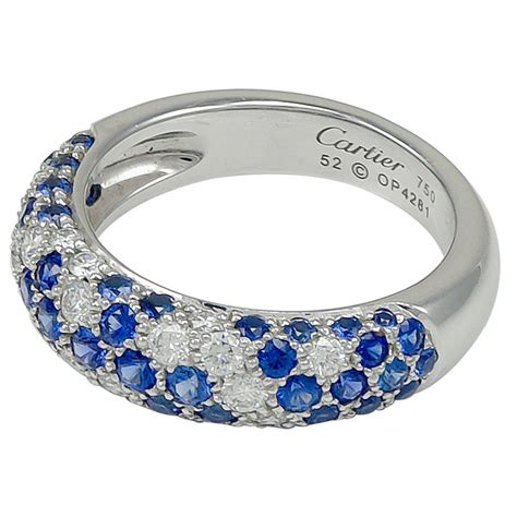 cartier rings diamonds|cartier diamond and sapphire ring.